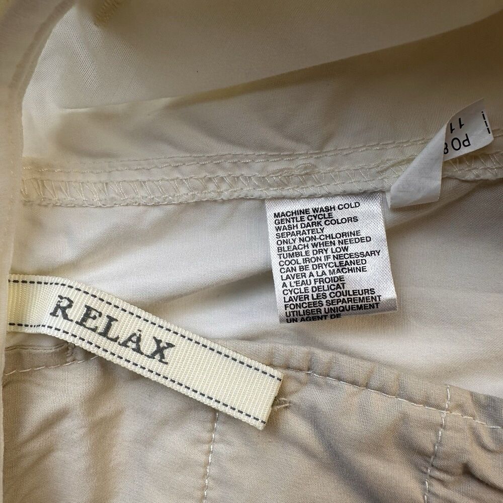 Tommy Bahama Off White shorts Safari Resort Beach Vibes RELAX 10" length Size 34 - Picture 5 of 11